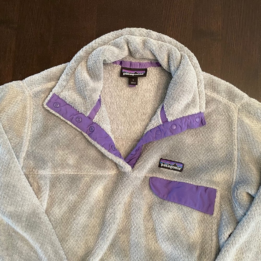 Womens Patagonia Sweatshirt Pullover Gray L